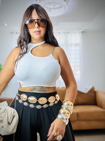 Asimétrico Top (Blanco)