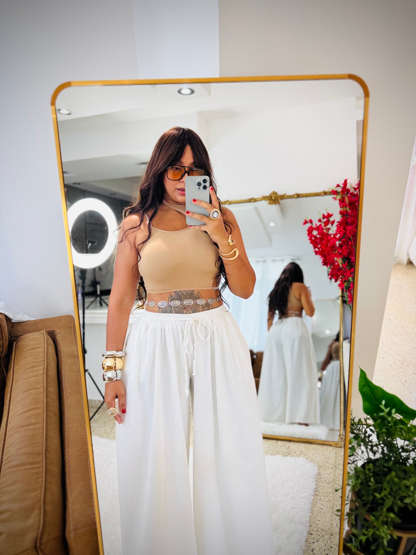 Asimétrico Top (nude)