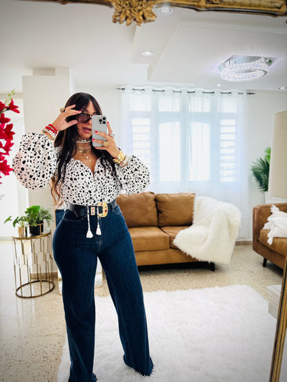 High Waisted Flare Jeans